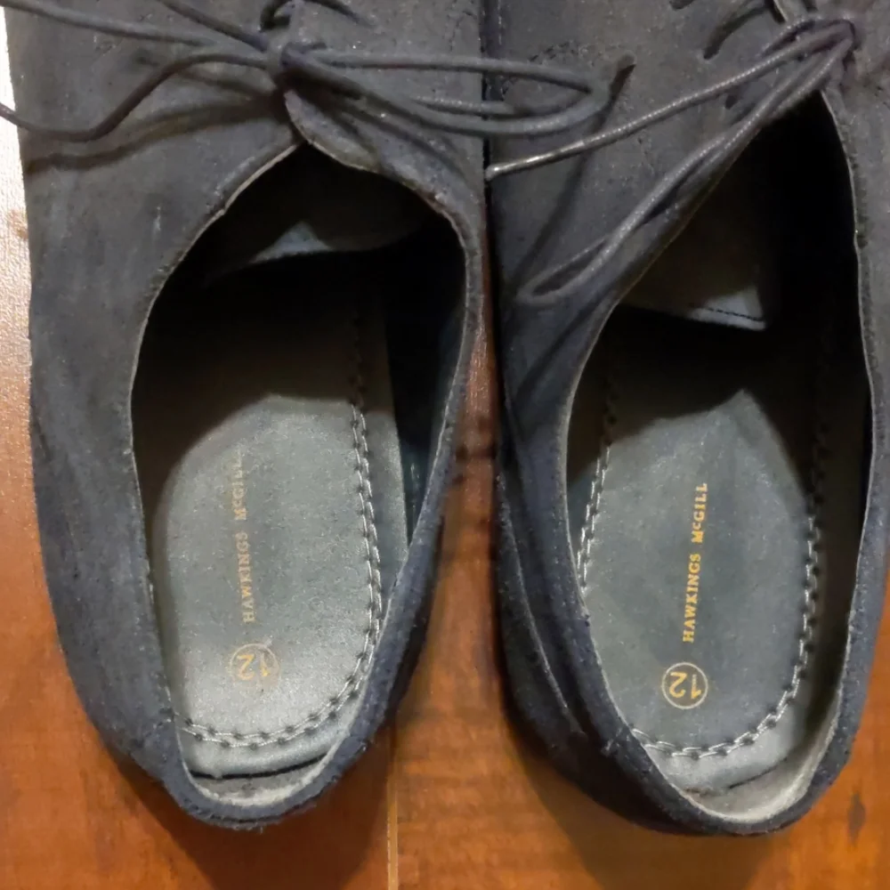 Hawkins McGill blue suede shoes